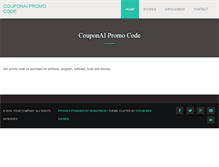 Tablet Screenshot of couponai.com